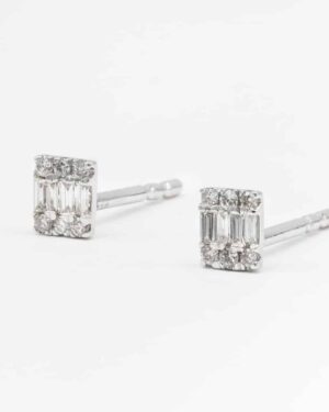 Mondevio Silver Bead Hoop Earrings