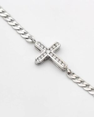 Italian Fremada Chain Yellow Stone Pendant