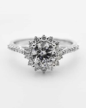 Fine Indian Sterling Emerald-cut Ring